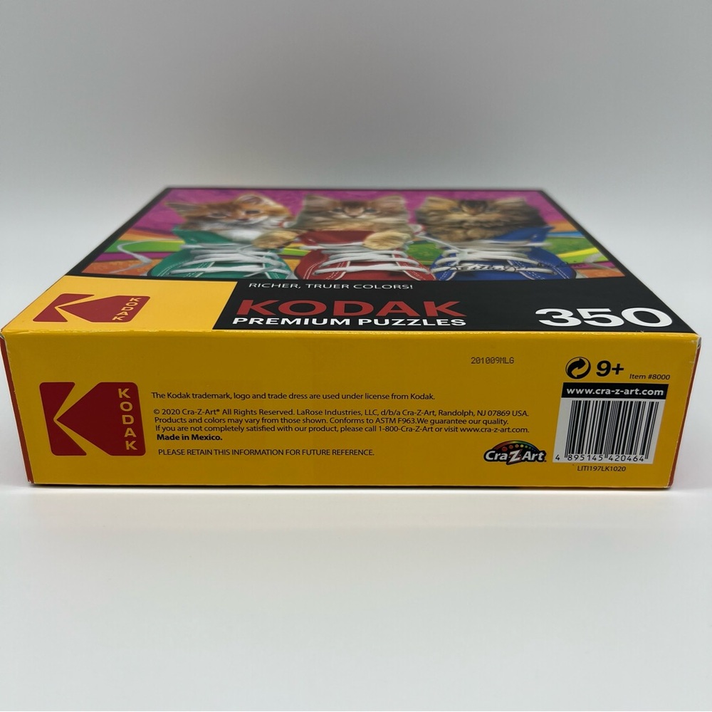 Kodak Made In The Usa Kitty Shoes Kitten Puzzle Jigsaw 350 Piece Sneaky Kats‎ - Picture 3 of 6